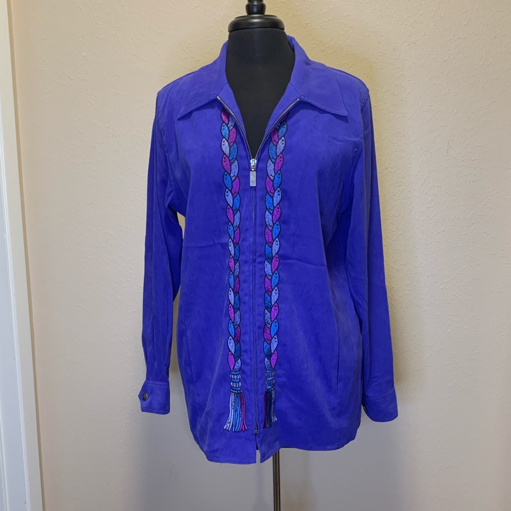 Bob Mackie Jacket with embroidered tassels